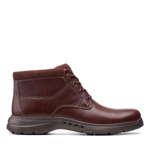 Clarks Brawley Up Men's Casual Boots Brown | CLK538AWT
