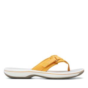 Clarks Brinkley Sea Women's Sandals Yellow | CLK342DBM