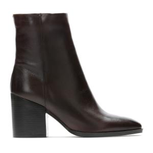 Clarks Lydia Mid Women's Heeled Boots Dark Brown | CLK860WXD