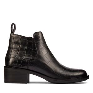 Clarks Memi Zip Women's Heeled Boots Black | CLK142AHV