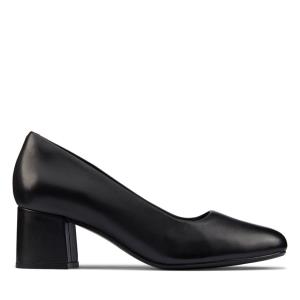 Clarks Sheer55 Court Women's Heels Shoes Black | CLK146VLK