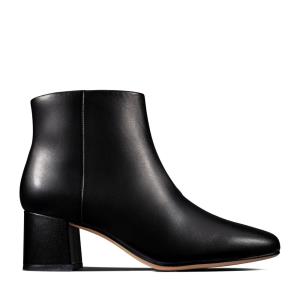 Clarks Sheer Flora Women's Heeled Boots Black | CLK816WFH